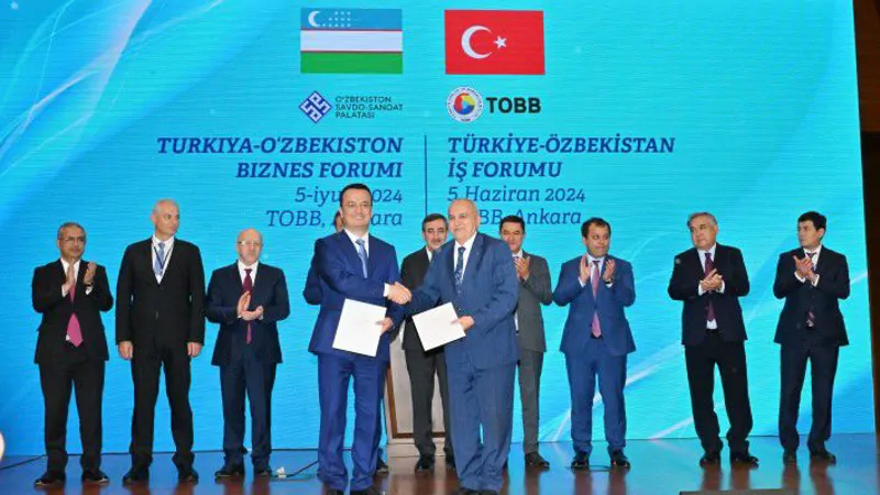 Özbek-Türk Organize Sanayi Bölgesi Yatırım Sözleşmesi İmzalandı