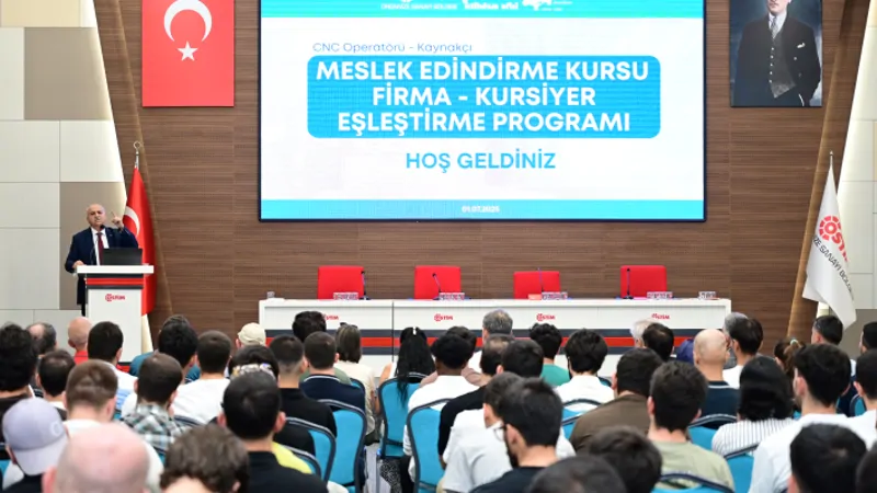 CNC ve Kaynakçılık Kursiyerleri Firmalarla Buluştu