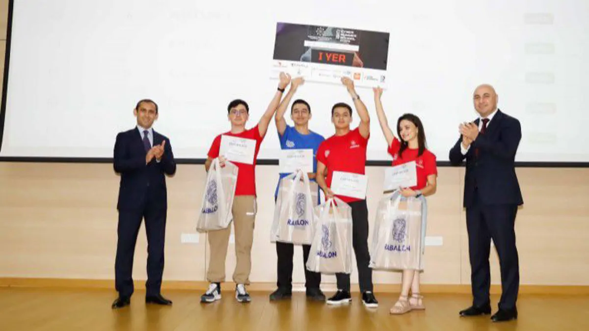 Students from OSTİM OSB Technical College won first place in the Cyber Competition in Azerbaijan.