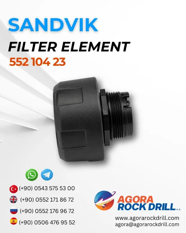 Sandvik - Filter Element - 552 104 23 -  55210423