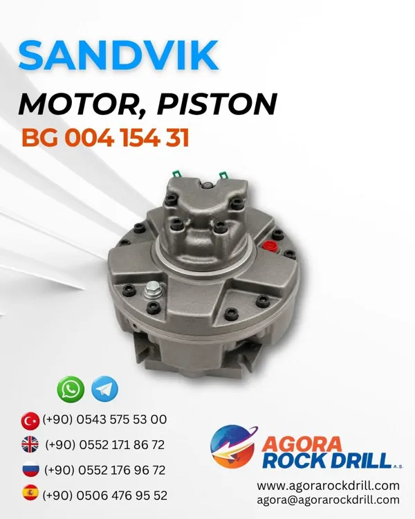 Sandvik - Motor, Piston - BG 004 154 31 - BG00415431