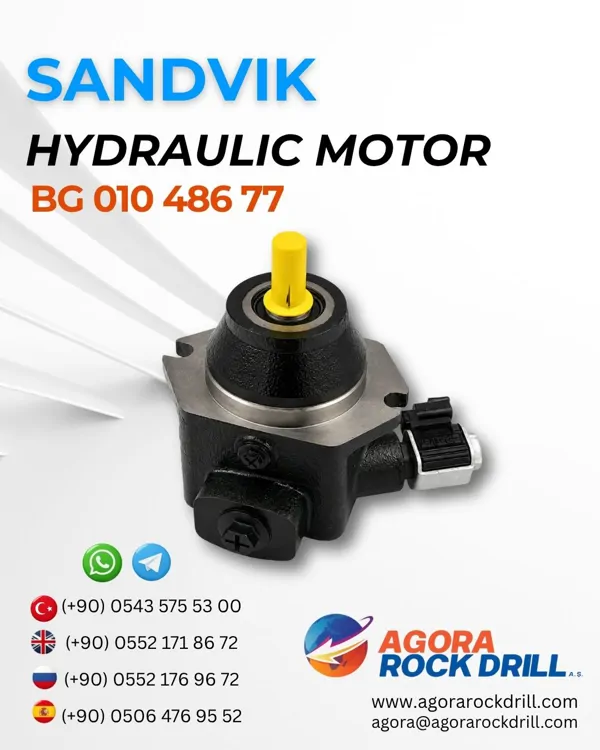 Sandvik - Hydraulic Motor - BG 010 486 77 - BG01048677