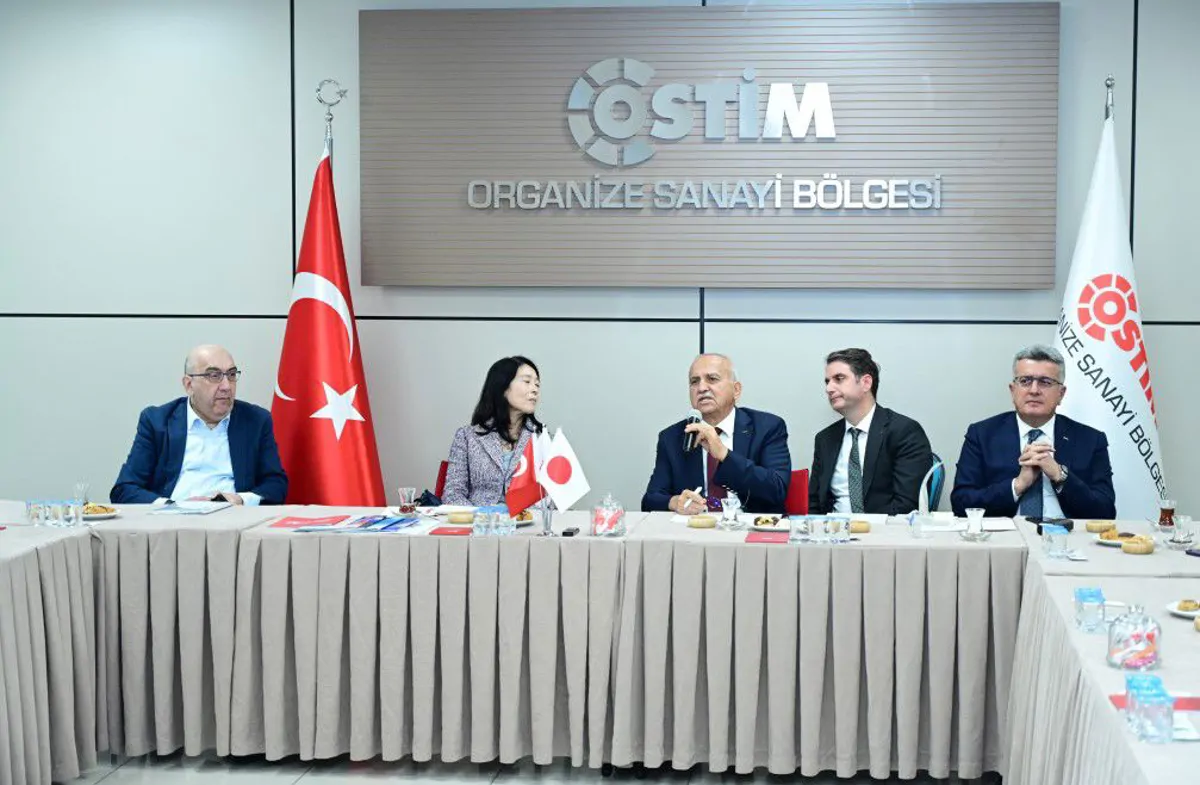 OSTİM’in Yeşil OSB Politikaları Japon Heyete Aktarıldı
