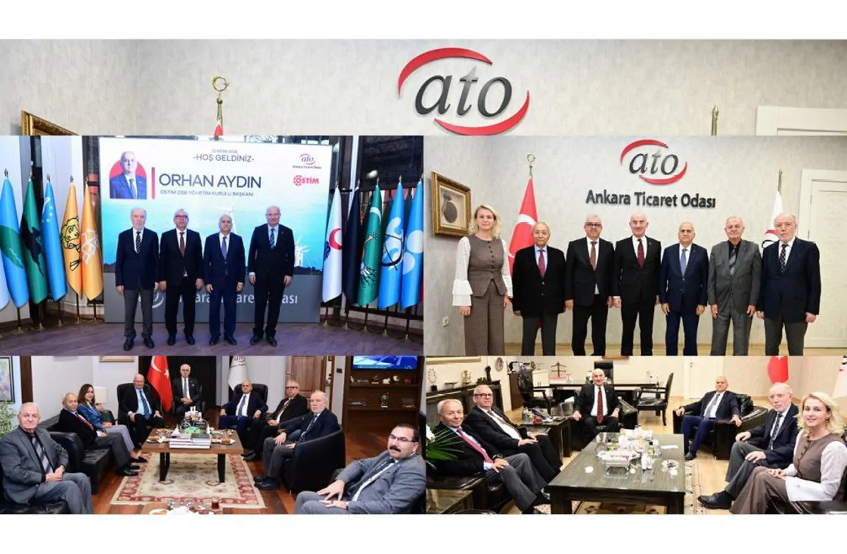 OSTİM Yönetiminden ATO'ya Hayırlı Olsun Ziyareti