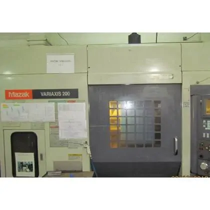 Model: MAZAK VARIAXIS 200 CNC Dik İşleme