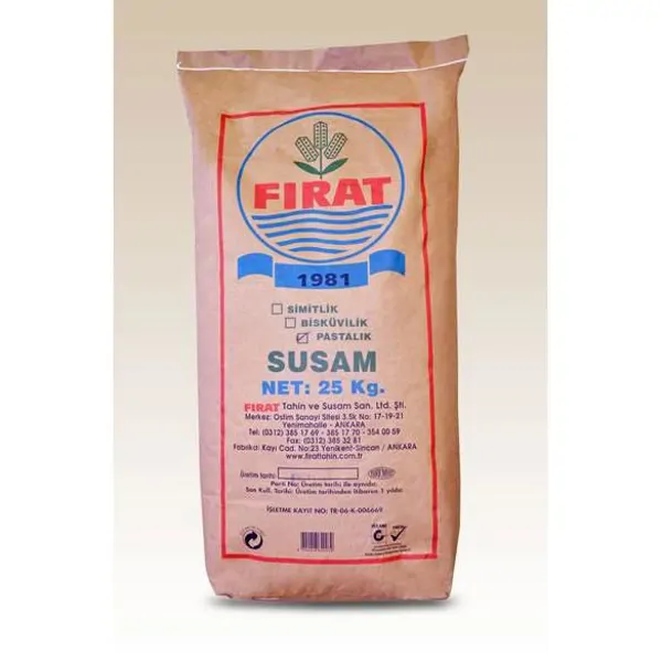 25 kg. Kavrulmuş Pastalık Susam