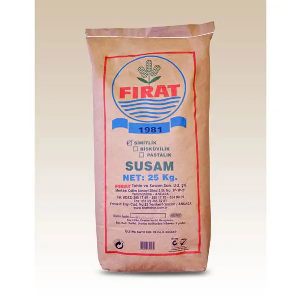 25 kg Kraft Bag Roasted Sesame Seeds