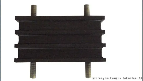 Vibrasyon Kauçuk Takozu