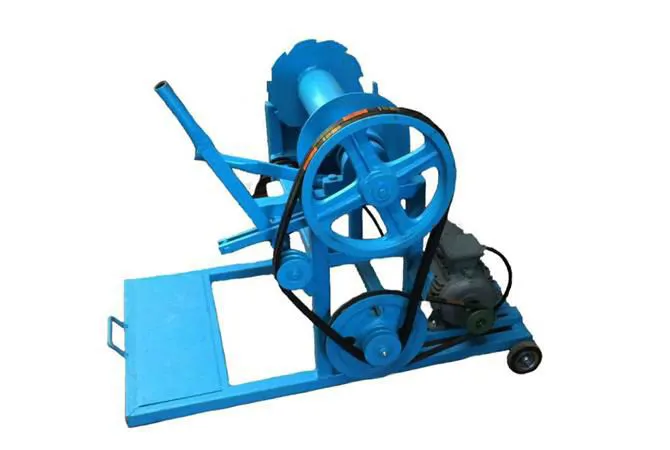GROUND-CONTROLLED MINI FILM CLEANER WITH 380V ELECTRIC MOTOR.