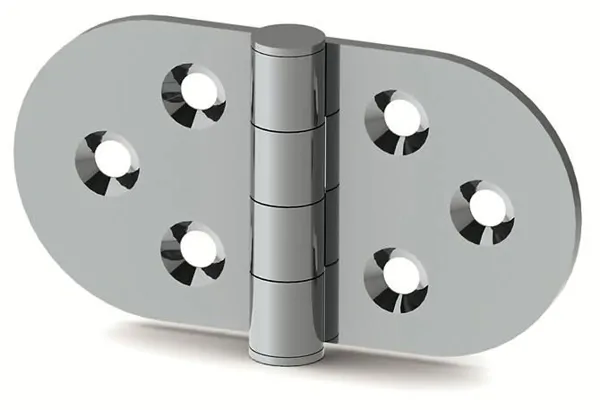 Paslanmaz Yaprak Menteşe 72x38x2 mm