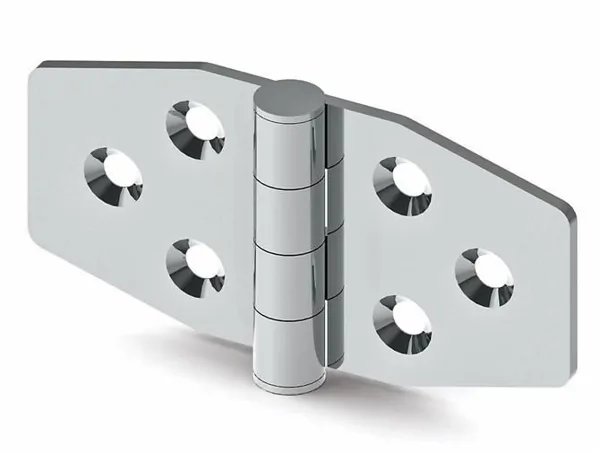 Paslanmaz Yaprak Menteşe 76x38x2 mm