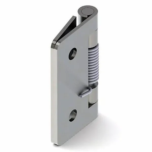Paslanmaz Yaylı Yaprak Menteşe 50x50x1,5 mm
