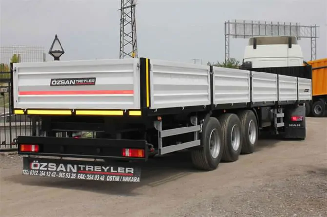 Open-body trailer