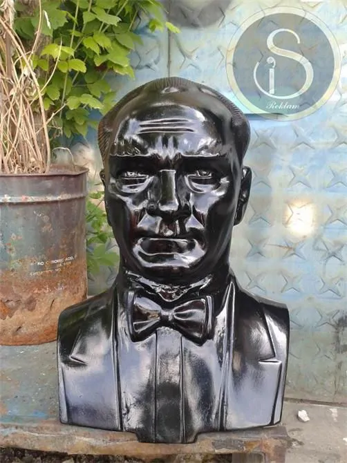 70 cm Aluminum Atatürk Bust