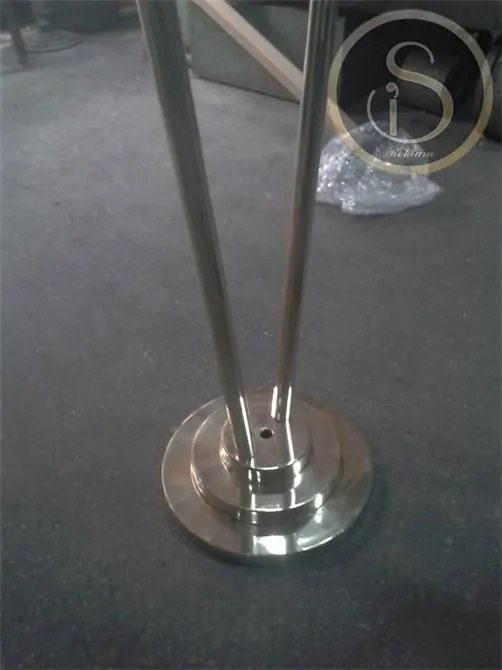 Double Brass Station Post