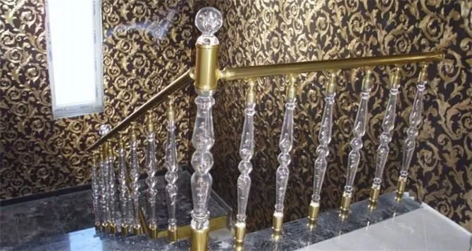 Plexiglas railing