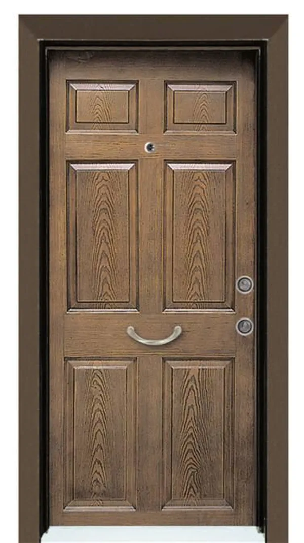 Amerikan Prestij Gold Serisi-101 Ceviz Walnut Çelik Kapı
