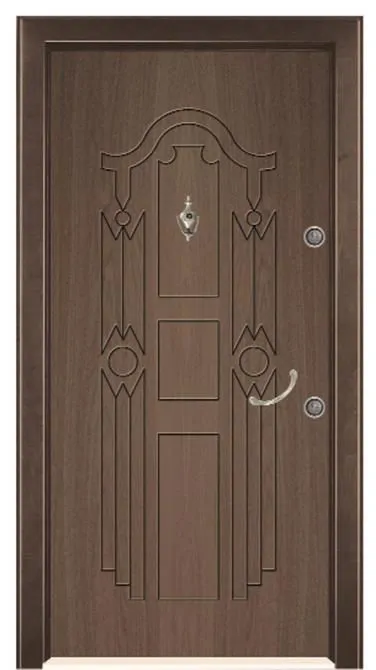 Walnut Steel Door