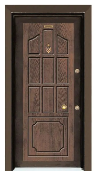 Walnut Steel Door