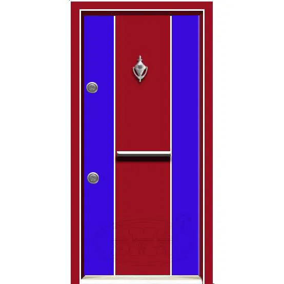 Fan-themed Designed Steel Door