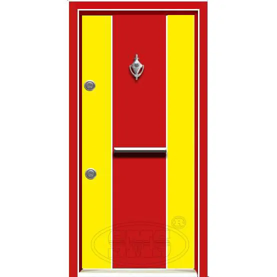Fan-themed Designed Steel Door