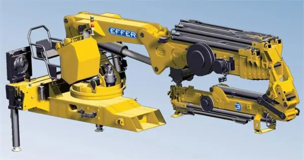 Effer Katlanır Bomlu Vinç