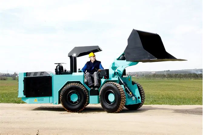 Tunnel Type Articulated Loader