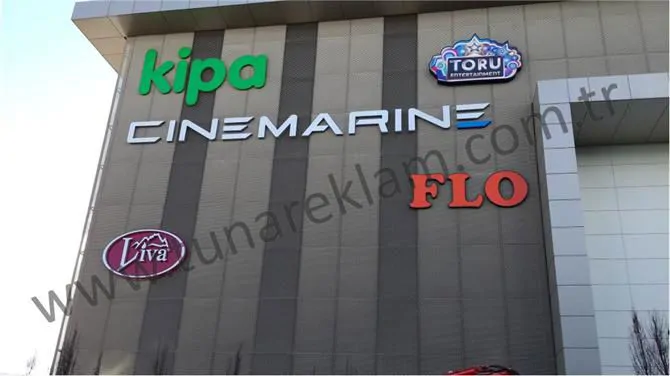 CINEMARINE AND LIVA PASTRY SHOPS SIGNAGE APPLICATIONS AT TAURUS SHOPPING MALL
