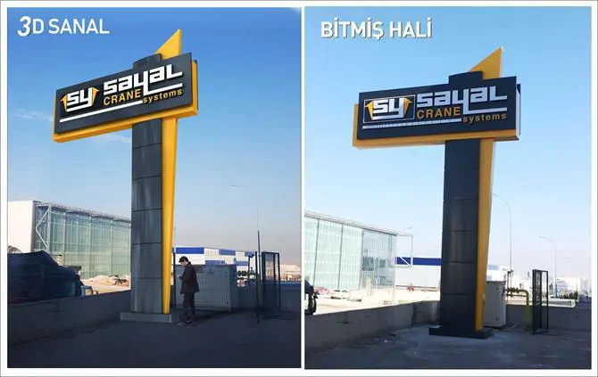 SAYAL CRANE TOTEM / SINCAN ORGANIZED INDUSTRIAL ZONE / ANKARA
