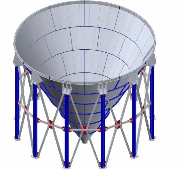 1000-2000 Ton Çimento Silosu