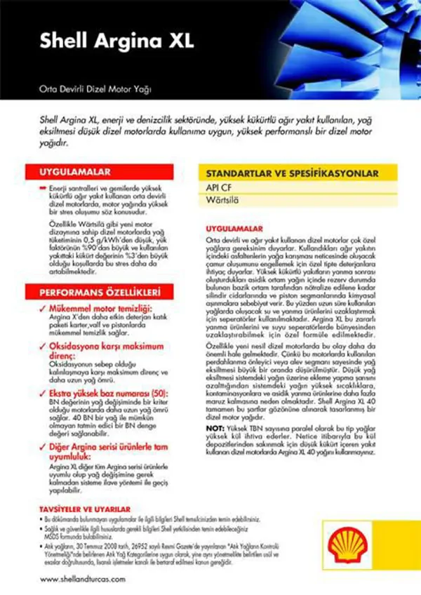 Shell Dizel Motor Yağı