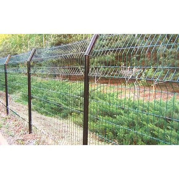 Wire Fence with Pipe Posts