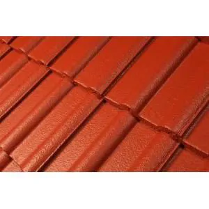 Bright Red Roof Tiles