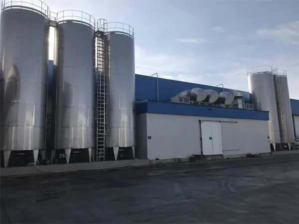 SÜT VE FRUIT JUICE İMALATI İÇİN DEPOLAMA VE PROSES TANKLARI