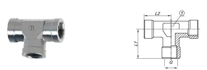 Threaded T-fitting