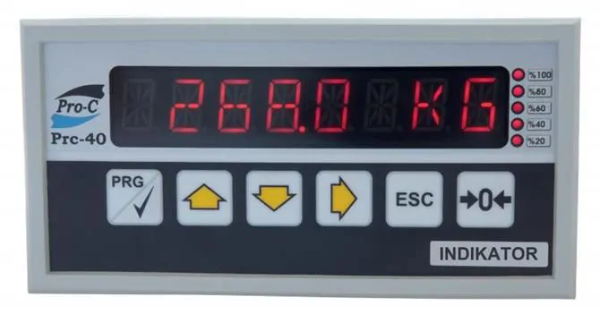PRC40 Genel Amaçlı Ağırlık Gösterge ve Kontrol Cihazı