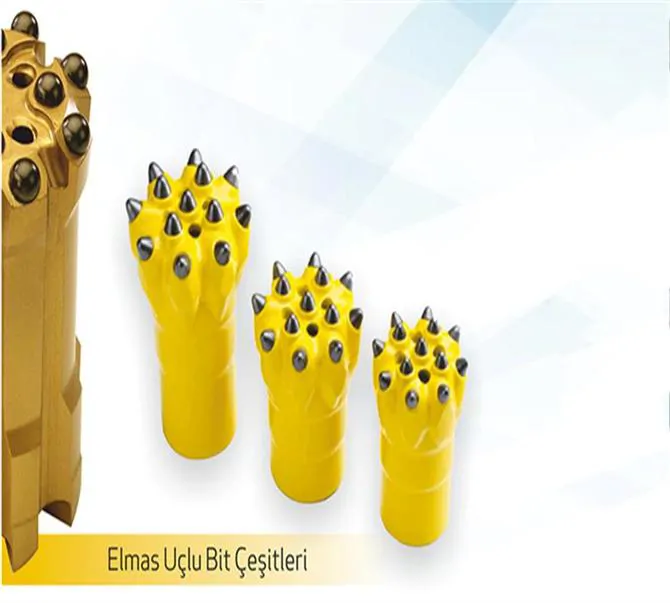 Renkli Elmas Uçlu Bit