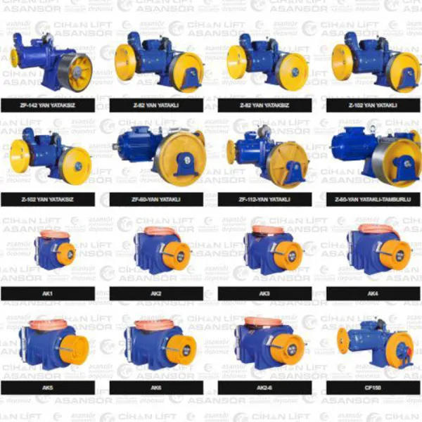 Asansör Makine Motorları