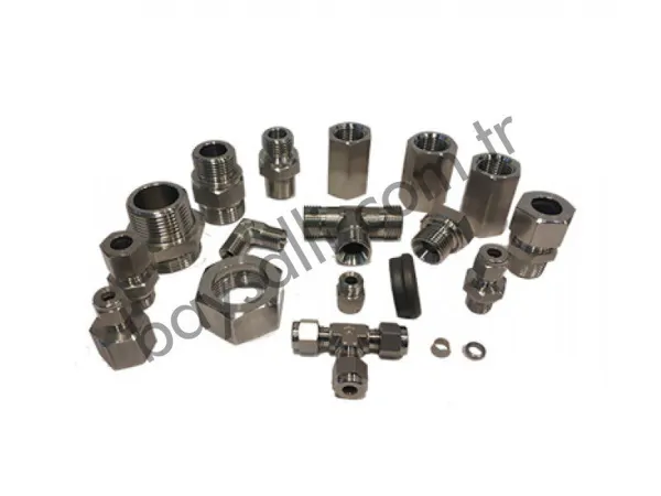 paslanmaz hidrolik ve tüp fittings