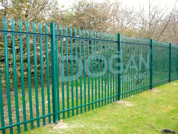 Steel Fence on Soil Ground