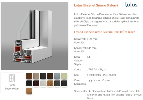 Lotus Eksenel Sürme Sistemi