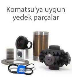 Komatsu’ya uygun yedek parçalar.