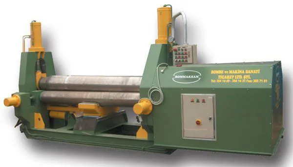 Ön kıvırmalı hidrolik sac kıvırma makinesi