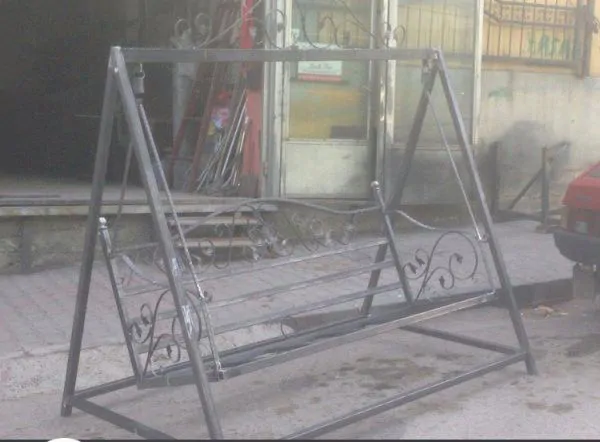 Wrought Iron Swing