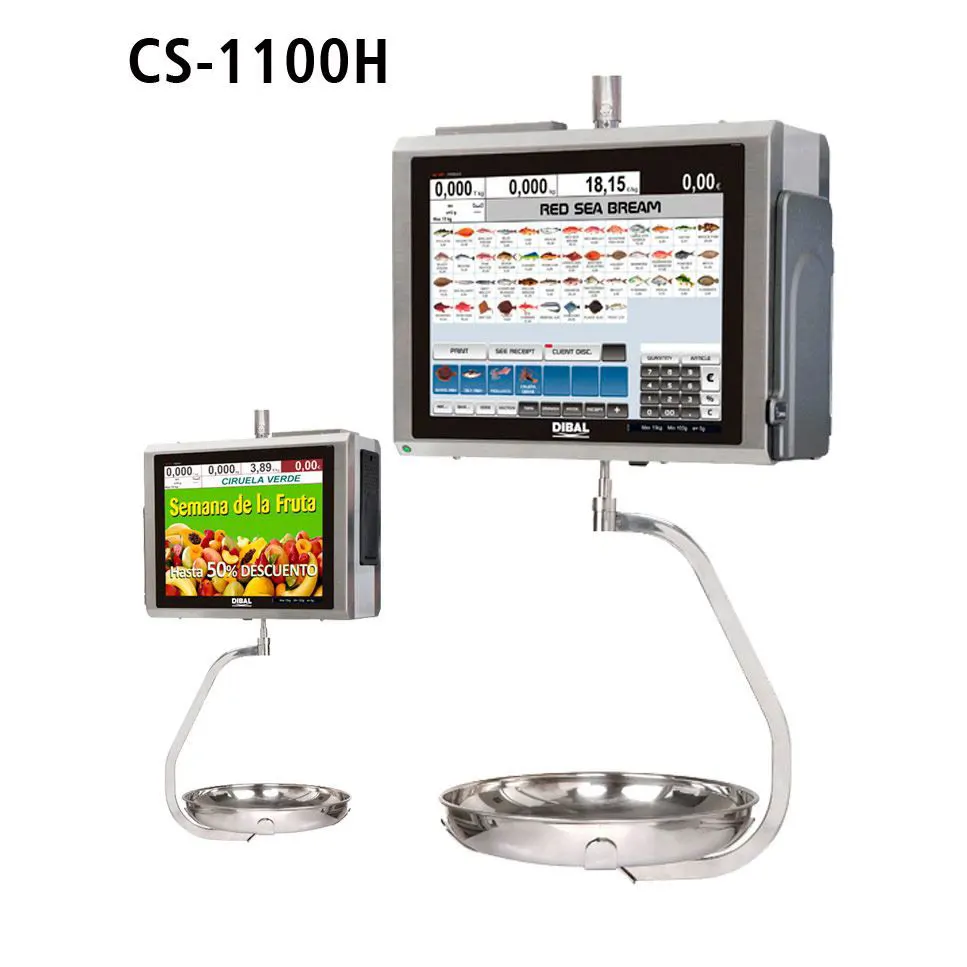 Barkodlu Terazi | DIBAL CS1100 H 15"+7