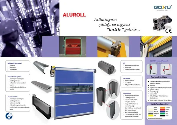 ALUROLL TİP HIZLI PVC KAPILAR