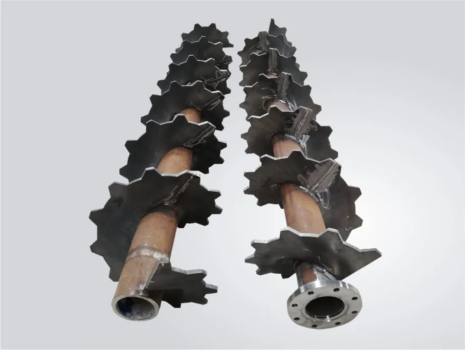 Screw welded to pipe