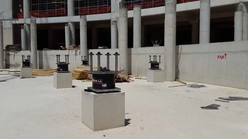 Seismic earthquake isolators - LRB isolators - Seismic Isolator
