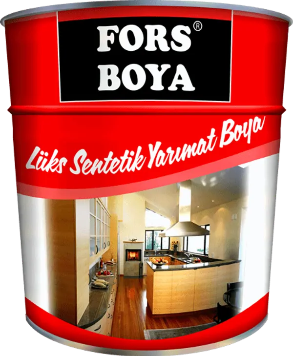 Lüks Sentetik Yarımat Boya