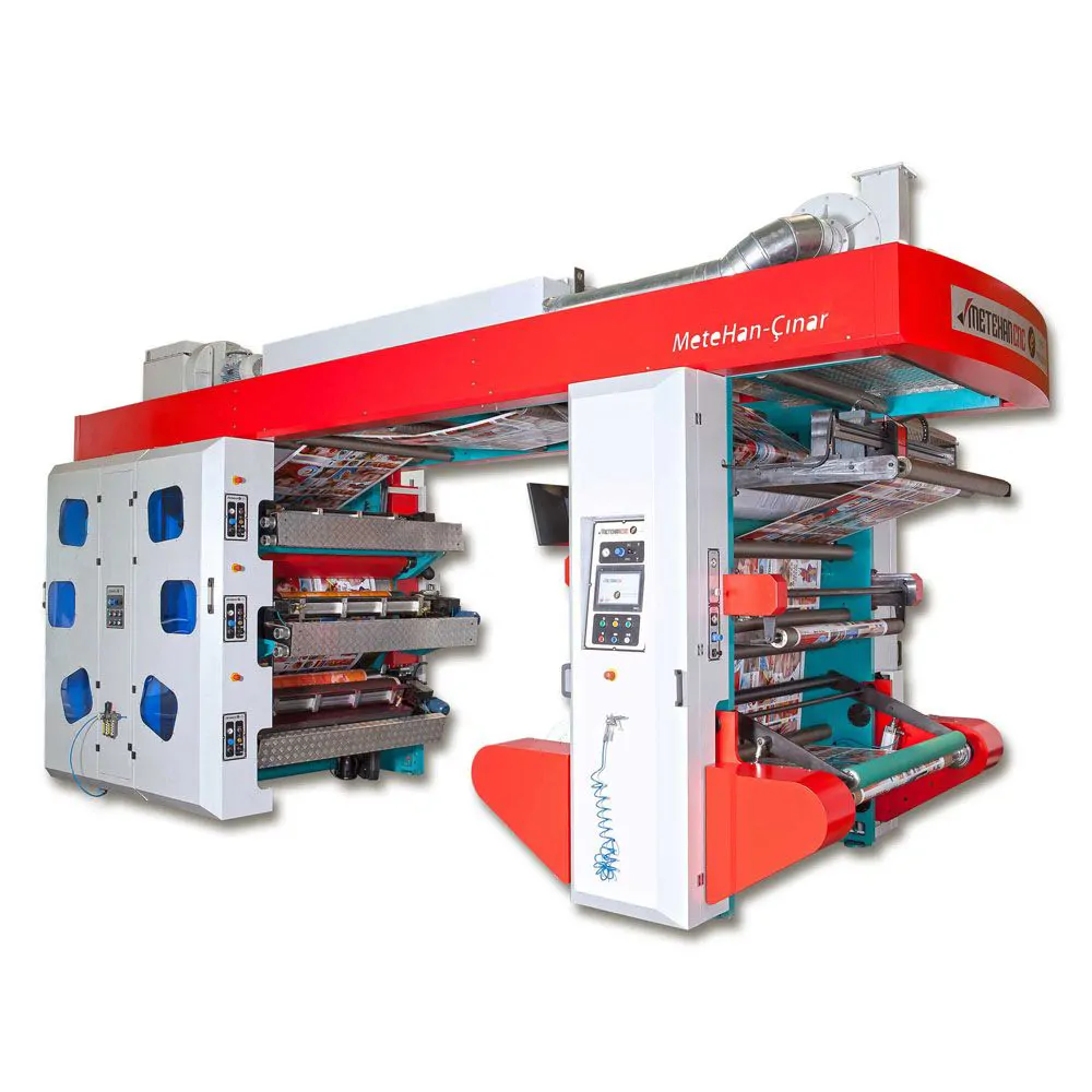 CENTRAL DRUM FLEXOGRAPHIC PRINTING MACHINE